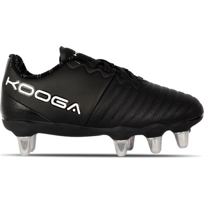 KooGa Детски ръгби обувки KooGa Power SG Rugby Boots Childrens - Black/White