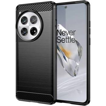 GKK Противоударен Калъф за OnePlus 12, Premium Carbon Case, Черен (596601750671)