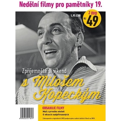 Nedělní filmy pro pamětníky 19. - Miloš Kopecký DVD