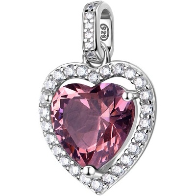 Brosway strieborný prívesok Fancy Tender Pink BWFTP22
