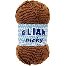 VSV Pletací příze Elian Nicky 5166 - hnědá