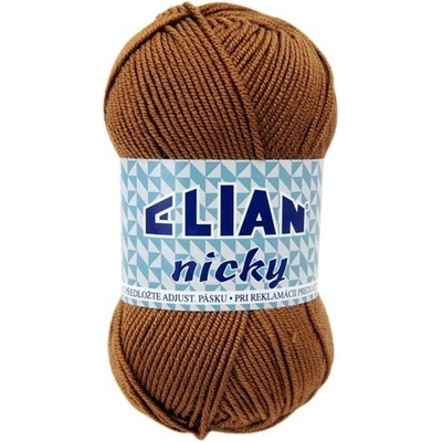 VSV Pletací příze Elian Nicky 5166 - hnědá