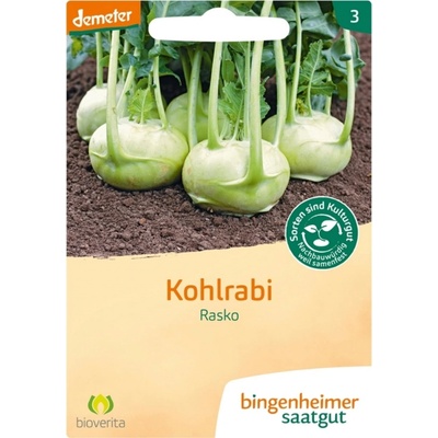 Bingenheimer Saatgut Kaleráb biely "Rasko" 1 bal.