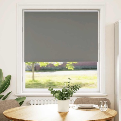 vidaXL Ролкова щора Blackout Сив 110x150 cm Ширина на плата 105, 7cm (4011130)