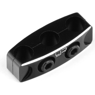 Yeah Racing Hliníkový držák kabelů 12-14AWG černý