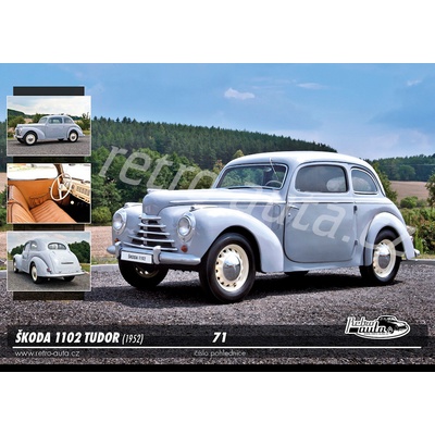 Pohlednice č. 71 - ŠKODA 1102 TUDOR (1952)