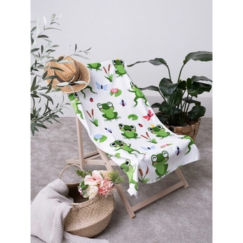 MKLozkoviny Osuška Žabky 70 x 140 cm