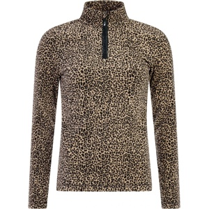 Protest Дамски поларен пуловер Protest Women's PRTRefuzzy 1/4 Zip Active Top Fleece jumper - True Black - размер XL (105-6506-0115)