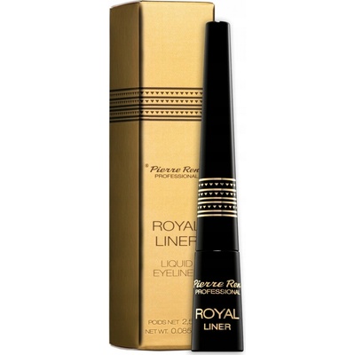 Pierre René Eyes Eyeliner vodeodolné očné linky Black 2,5 ml