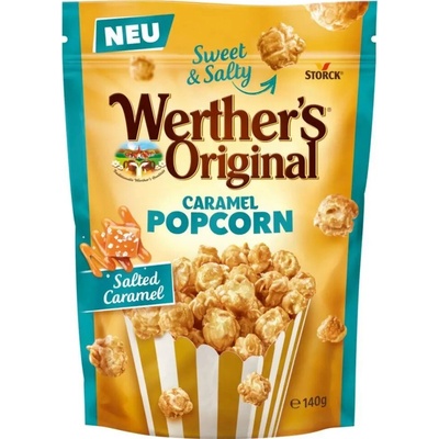 Werther DE popcorn v cukrové krustě s příchutí slaného karamelu 140 g