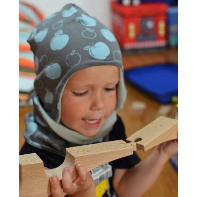 Zateplená Ušanka Bio Jabka
