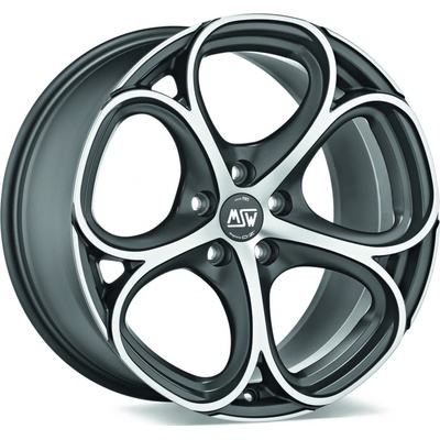 MSW 50-4 7x17 4x108 ET32 gunmetal polished