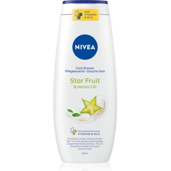 Nivea Care Shower Star Fruit & Monoi Oil хидратиращ душ гел 500ml