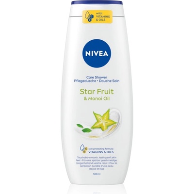 Nivea Care Shower Star Fruit & Monoi Oil хидратиращ душ гел 500ml