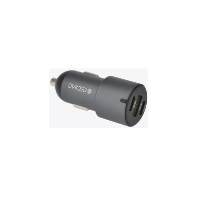 Dviced Car charger 60W 2 USB-C 1 USB-A - Gray (DV250003)