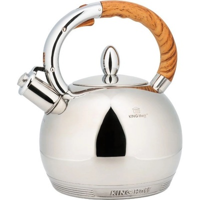 Kinghoff KH-3778 Неръждаема стомана свиркаща чайник 3L (KH-3778)
