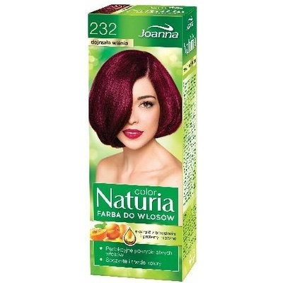 Joanna Naturia Color Farba na vlasy č.232-zrelá čerešňa 150g