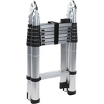 DETOOLZ Алуминиева двураменна телескопична стълба Detoolz DZ-C247/ 4.4 м (DZ-C247)