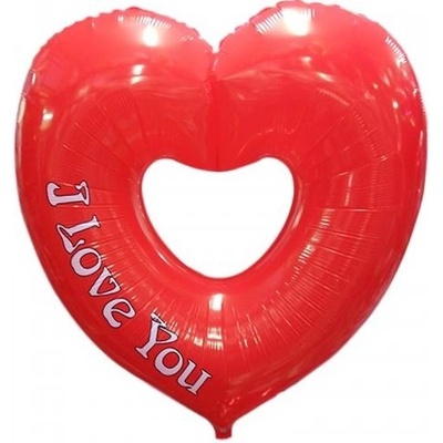 Grabo 92 cm fóliový balónek srdce I love you
