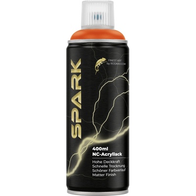 Spark akrylovánmatná 400 ml oranžová