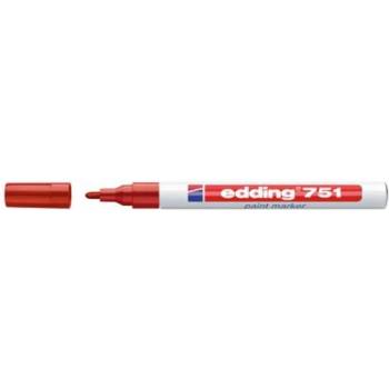 edding Paint маркер Edding 751 Объл връх 1-2 mm Червен (703025-08)
