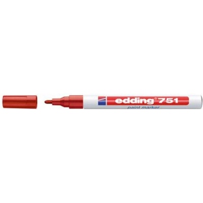 edding Paint маркер Edding 751 Объл връх 1-2 mm Червен (703025-08)