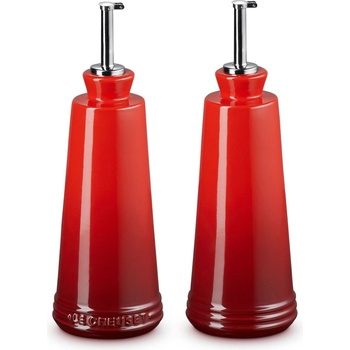 Le Creuset Дозатор за олио SIGNATURE 300 ml, комплект от 2 бр. , CERISE, керамика с глазура, Le Creuset (LECR80842300600003)