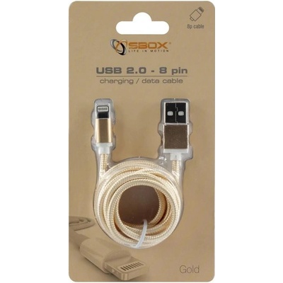 Sbox IPH7-G Apple Lightning/USB-A, 1,5m
