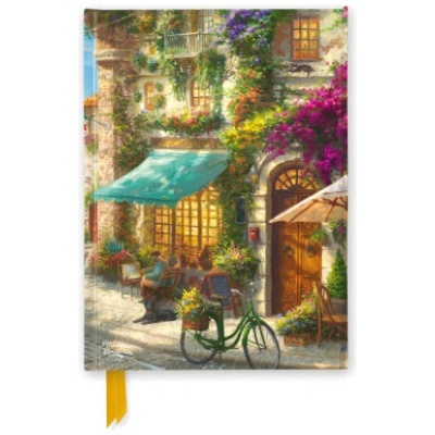 Flame Tree Publishing Thomas Kinkade: Italian Cafe (Foiled Journal) | Flame Tree Publishing