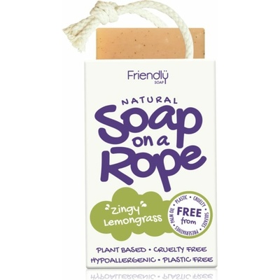 Friendly Soap Soap on a Rope přírodní mýdlo lemongrass 95 g