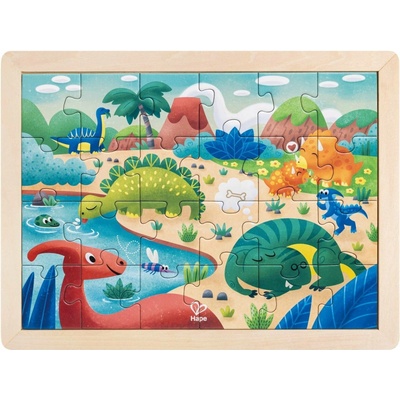 Bigjigs vícevrstvé puzzle Dinosauři