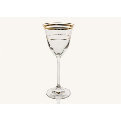 Dolce Vita Sklenice na víno Combi Gold čirá žlutá 6 x 190 ml