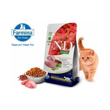 N&D QUINOA grain free cat WEIGHT MANAGEMENT Lamb 1,5 kg