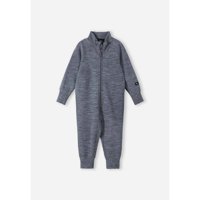 Měkký merino overal pro děti Reima Parvin šedý Melange grey