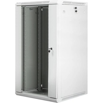 Lanberg rack cabinet 19" wall-mount 22U - 600x600 for self-assembly (flat pack), grey (WF01-6622-10S)