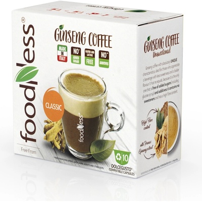 FoodNess Ženšenová káva Classic do Dolce Gusto 10 kusov