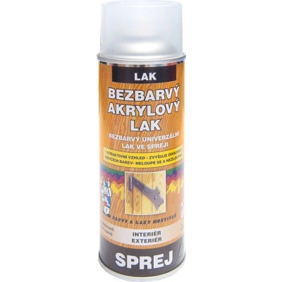 BARVY A LAKY HOSTIVAŘ akrylový lak ve spreji, bezbarvý lesk, 400 ml