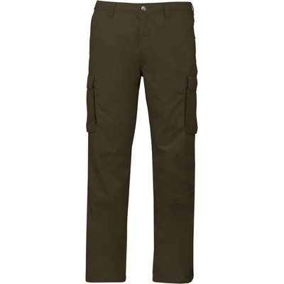 Kariban nohavice Kariban K745 do pasu pánské Khaki světlá