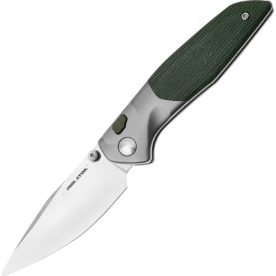 Real Steel Hoeft Silver Titanium & Micarta RE-7901GM