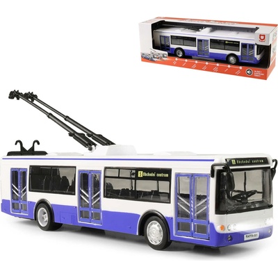 Rappa Trolejbus který hlásí zastávky česky 28 cm