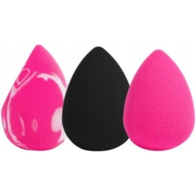 Ibra Blender Sponge sada houbiček na make-up Mix 3 ks
