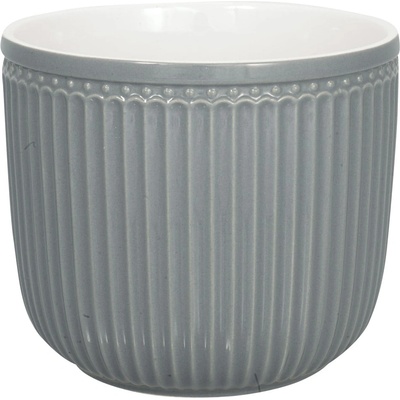 GreenGate Сива керамична саксия Alice, ø 16 cm - Green Gate (STWFPOALALI8204)