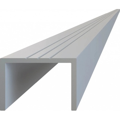 U profil 29x22x6000 mm, materiál EN AW-6060 T66, přírodní hliník bez povrchové úpravy, cena za KUS