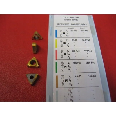 Soustružnické VBD závitové + zapichovací 80017892 / 6755376 TN M INT C3 -S- PRAMET - PM-TN-11NR125M-T8030