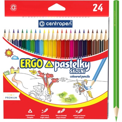 Centropen pastelky 9521 24 ks
