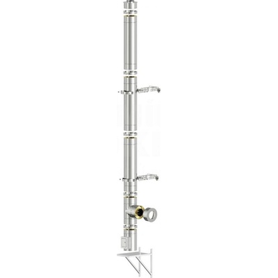Bokra Nerezový izolovaný komín IZOL 50 120mm 6,02m