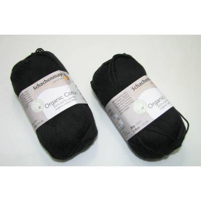Organic cotton 50g - 99 čierna