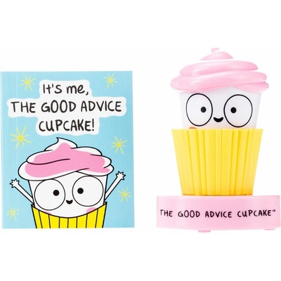 Running Press It's Me The Good Advice Cupcake! Talking Figurine and Illustrated Book Miniature Ed.