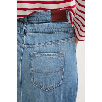 Pepe Jeans Дънкова пола Pepe Jeans MIDI SKIRT HW DOUBLE в синьо среднодълга със стандартна кройка PL901207 (PL901207)