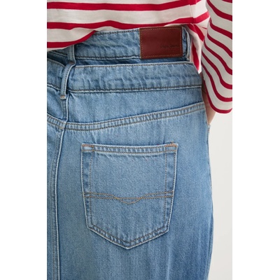 Pepe Jeans Дънкова пола Pepe Jeans MIDI SKIRT HW DOUBLE (PL901207)